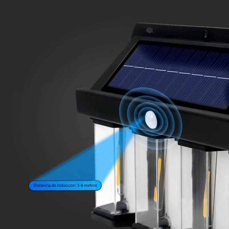 Foco Solar con Sensor de Movimiento + 4 Ampolletas