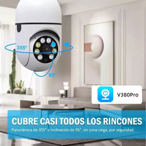 Camara Foco De Seguridad HD Panoramica