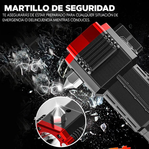 Linterna Con Martillo De Seguridad Y Aut