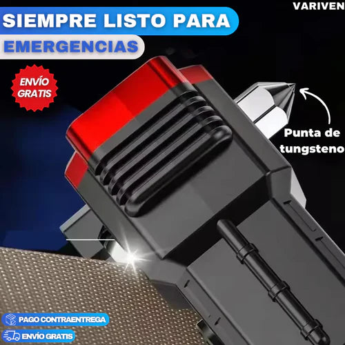 Linterna Con Martillo De Seguridad Y Aut