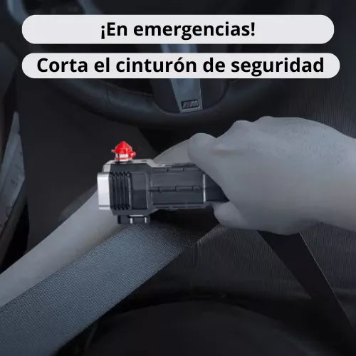 Linterna Con Martillo De Seguridad Y Aut