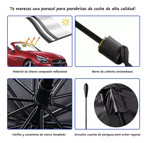 Sombrilla Parasol Plegable Anti Rayos UV