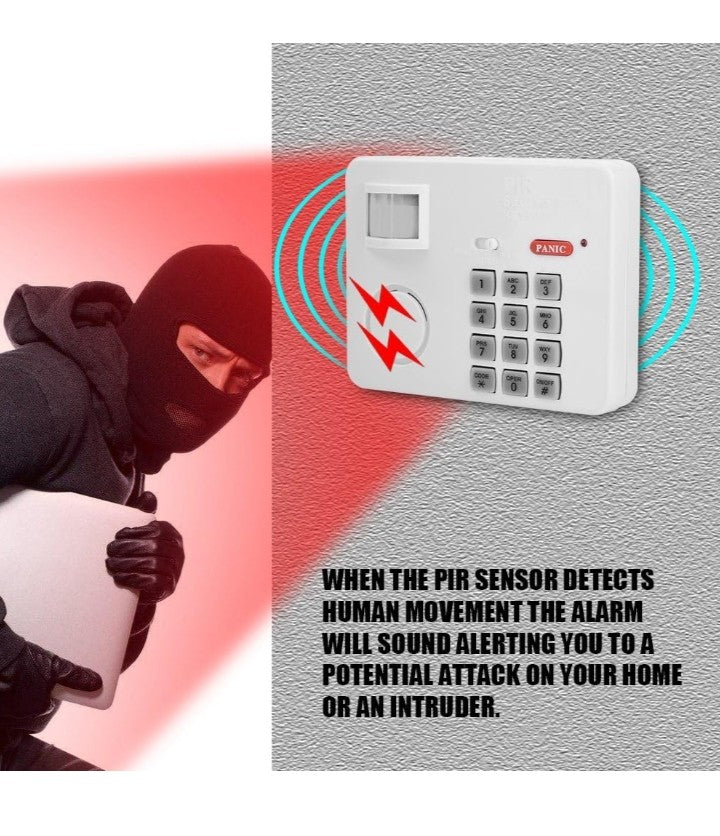 Alarma PIR detectando movimiento