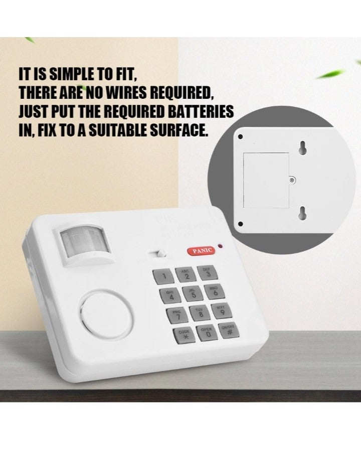 Alarma PIR - instalación sin cables