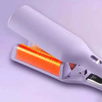 Cepillo eléctrico rizador de 32 mm con placa caliente