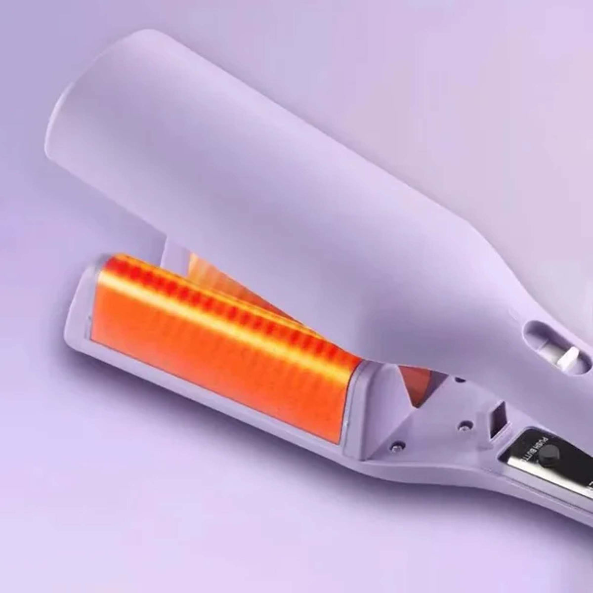 Cepillo eléctrico rizador de 32 mm con placa caliente