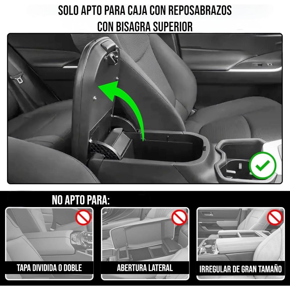 Compatibilidad de consola portavasos para apoyabrazos de automóvil