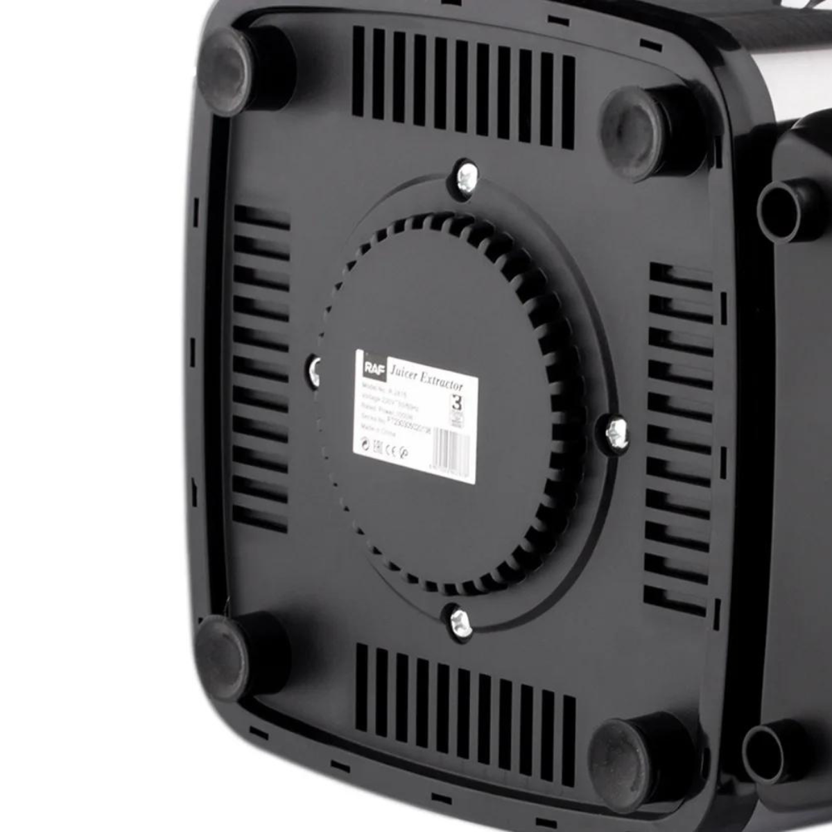 Extractor de jugos 1000W - vista inferior