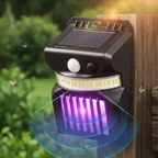 Foco solar con sensor mata zancudos para exterior