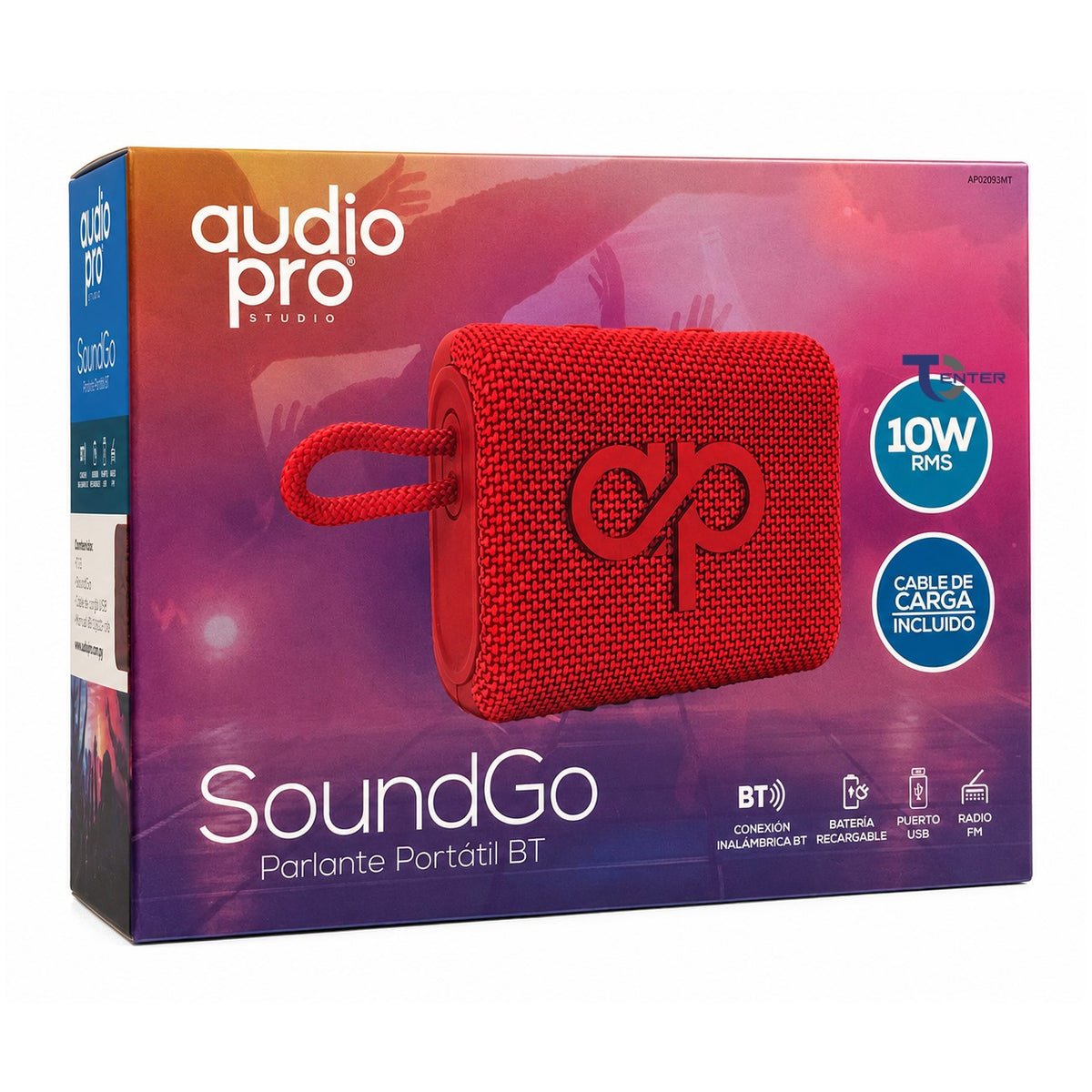 Parlante portátil AudioPro SoundGo 10W - empaque
