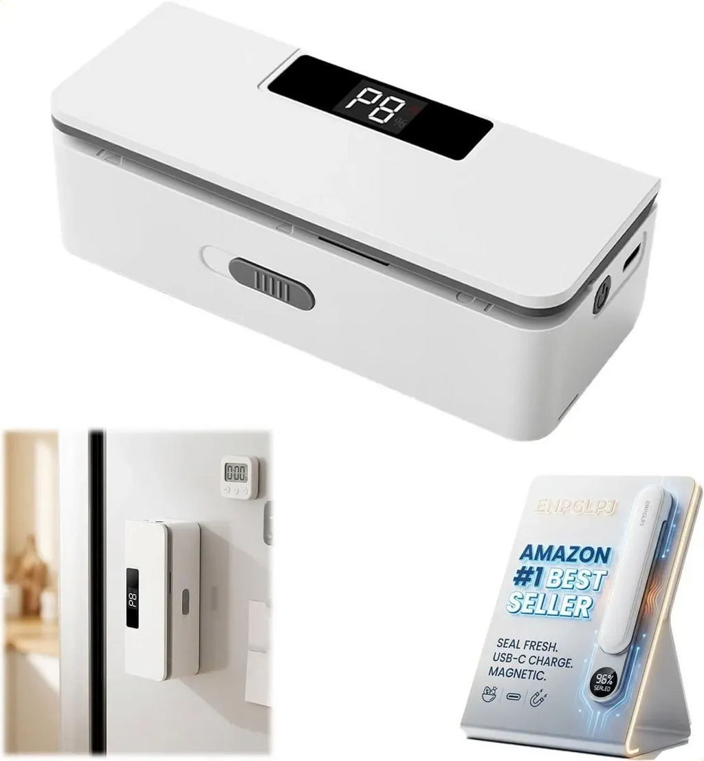 Sellador magnético blanco USB: detalle del producto